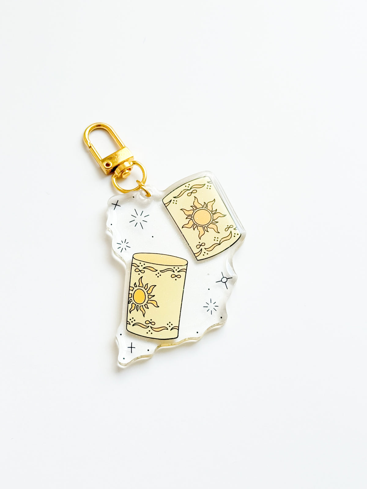 Floating Lantern Bag Charm