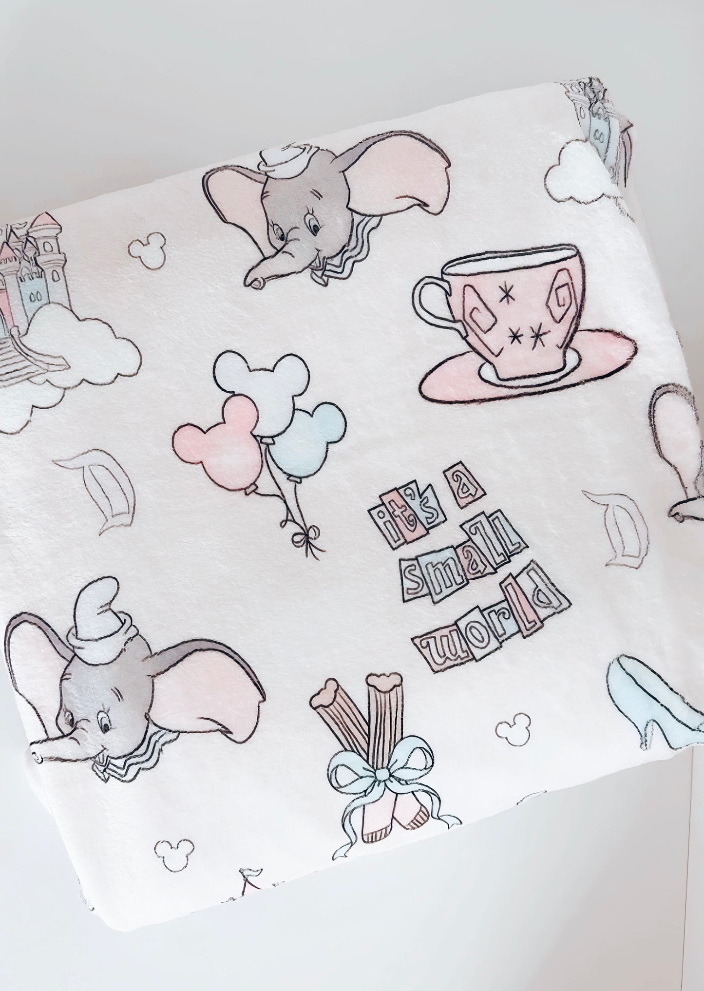 Small World Minky Blanket