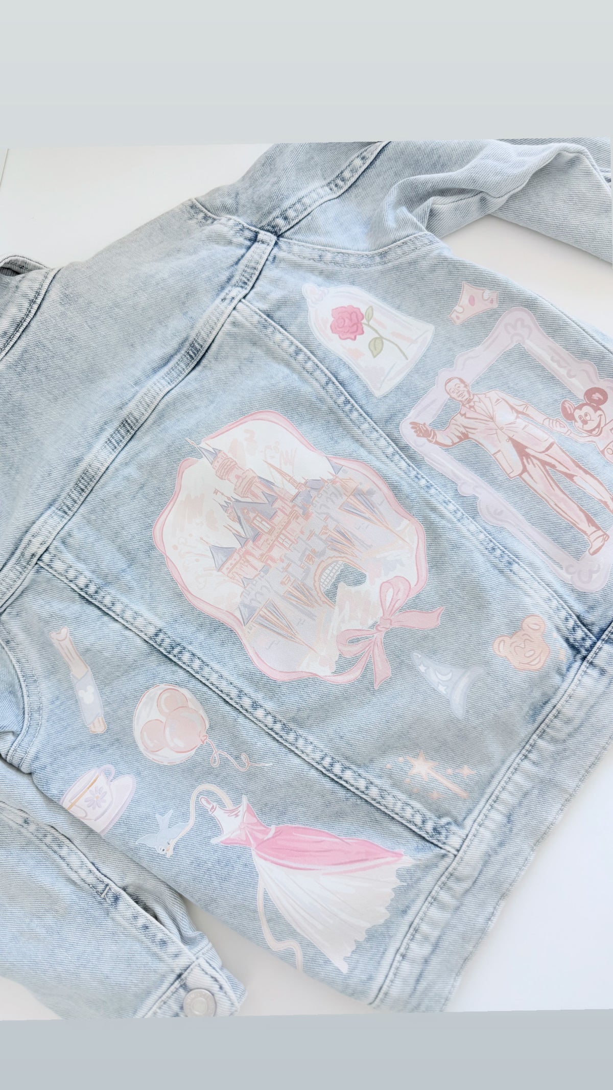 Once Upon a Time Upcycled Denim Jacket
