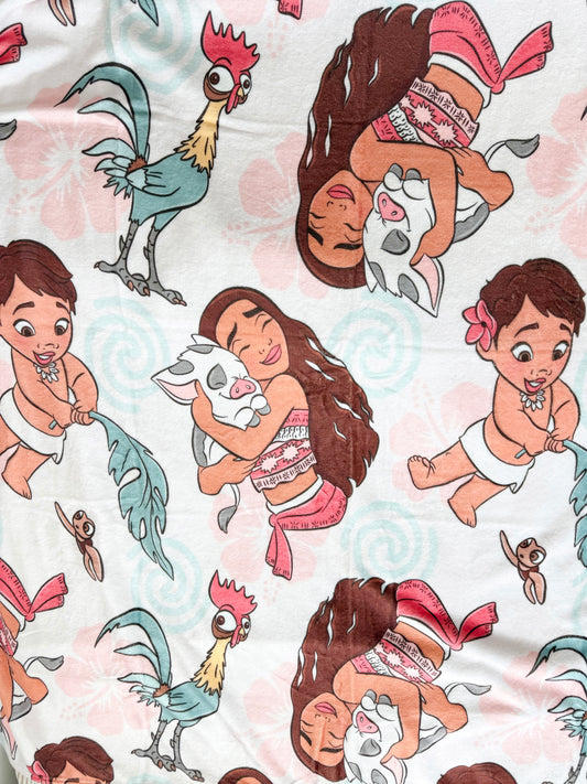 Ocean Princess Minky Blanket