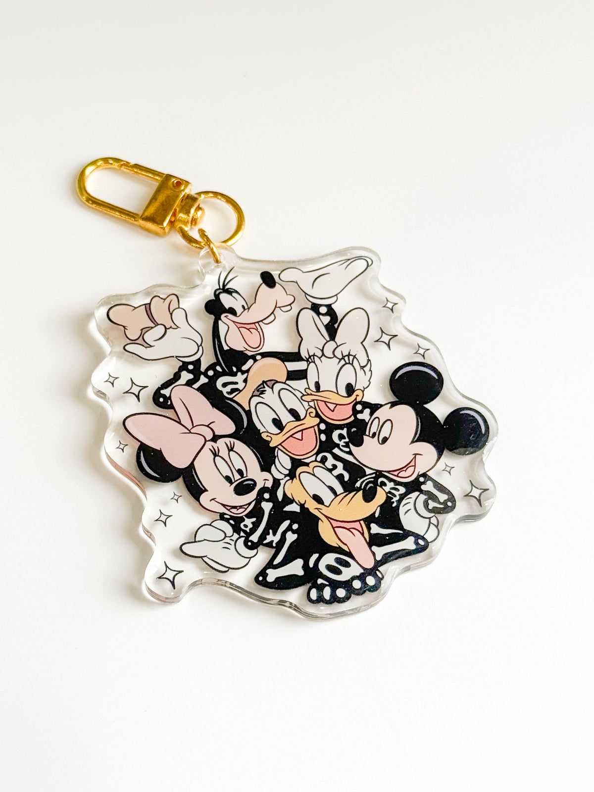 Skeleton Friends Bag Charm