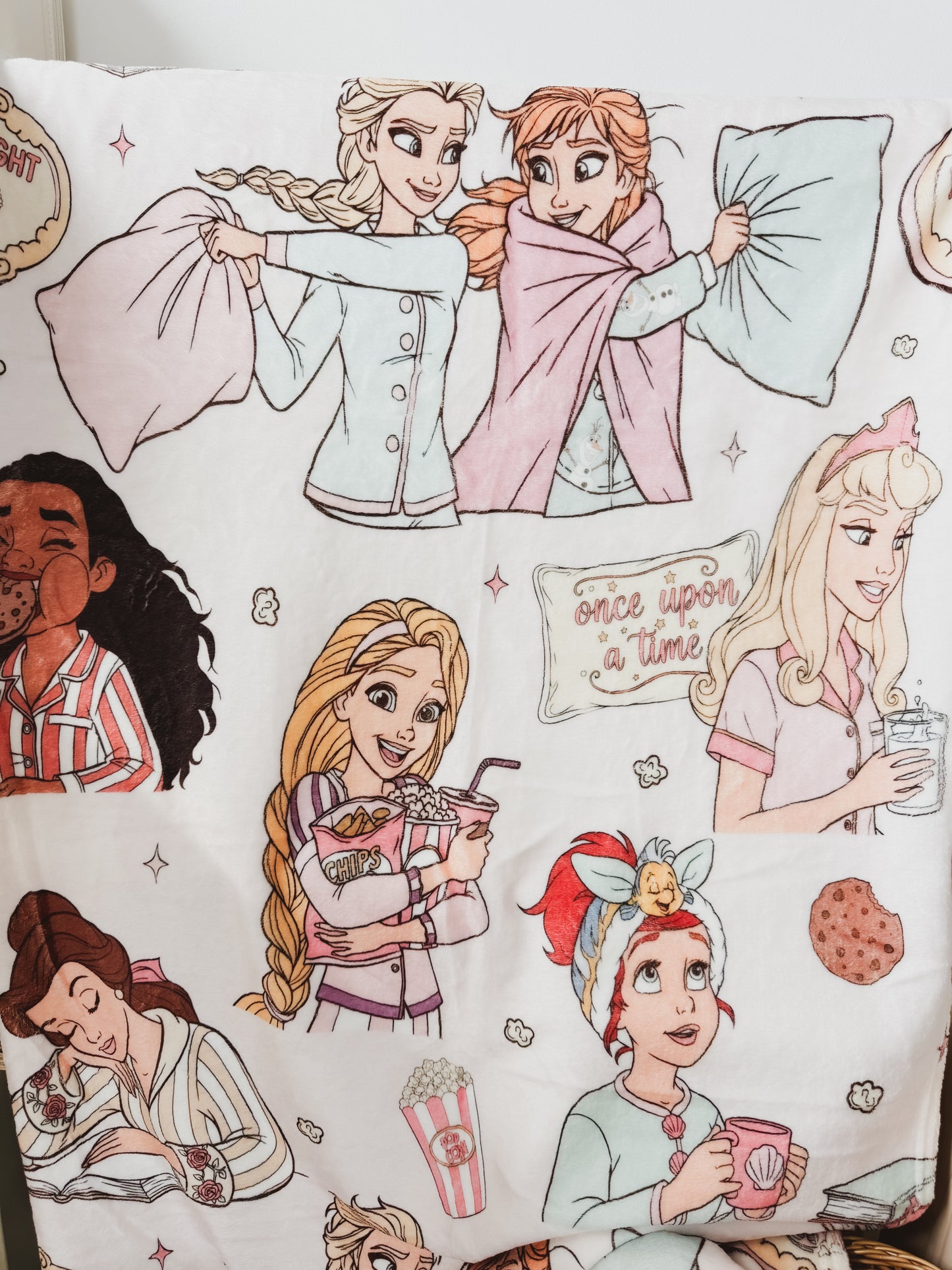 Princess Sleepover Minky Blanket