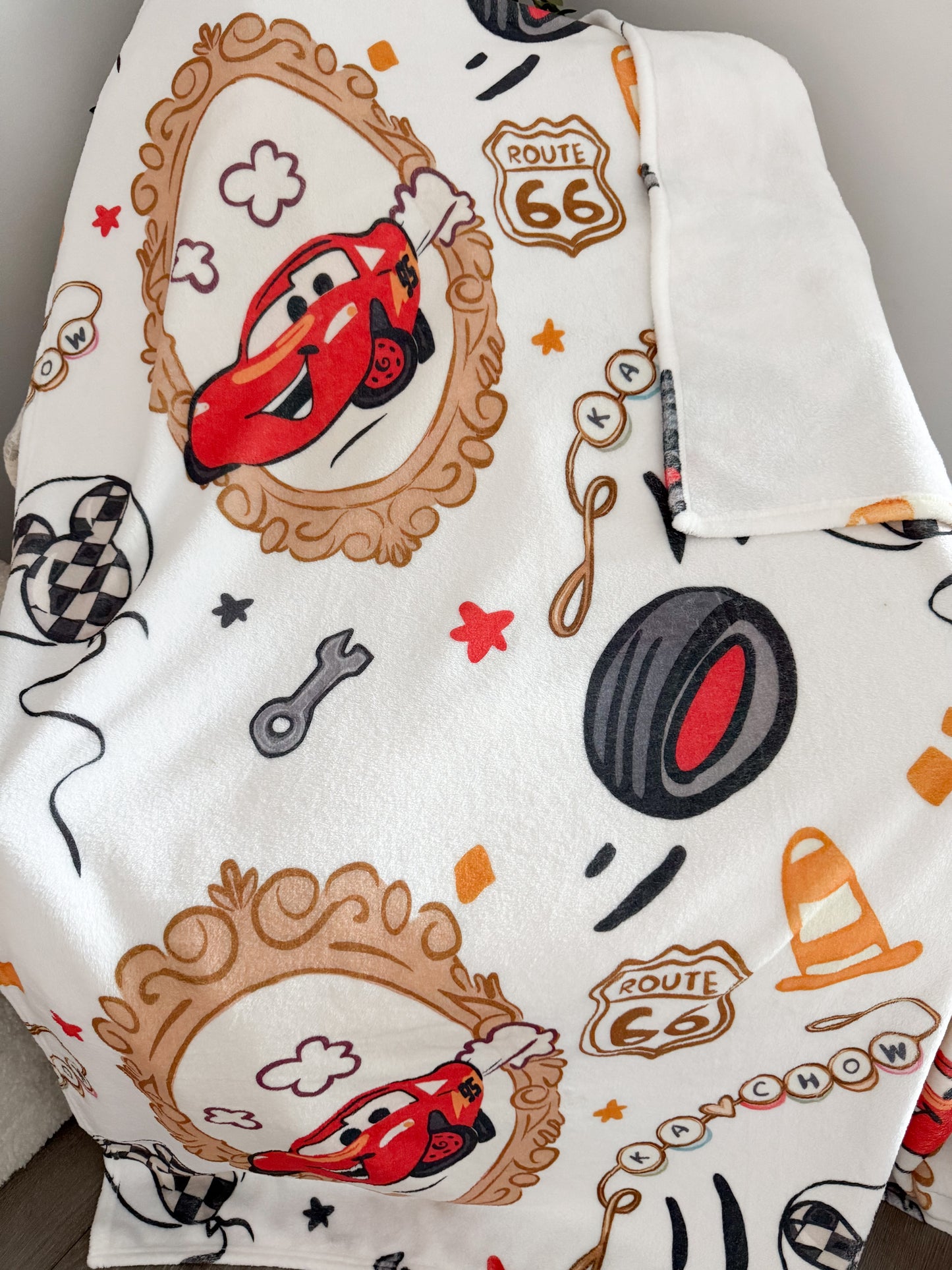 Fast Car Minky Blanket