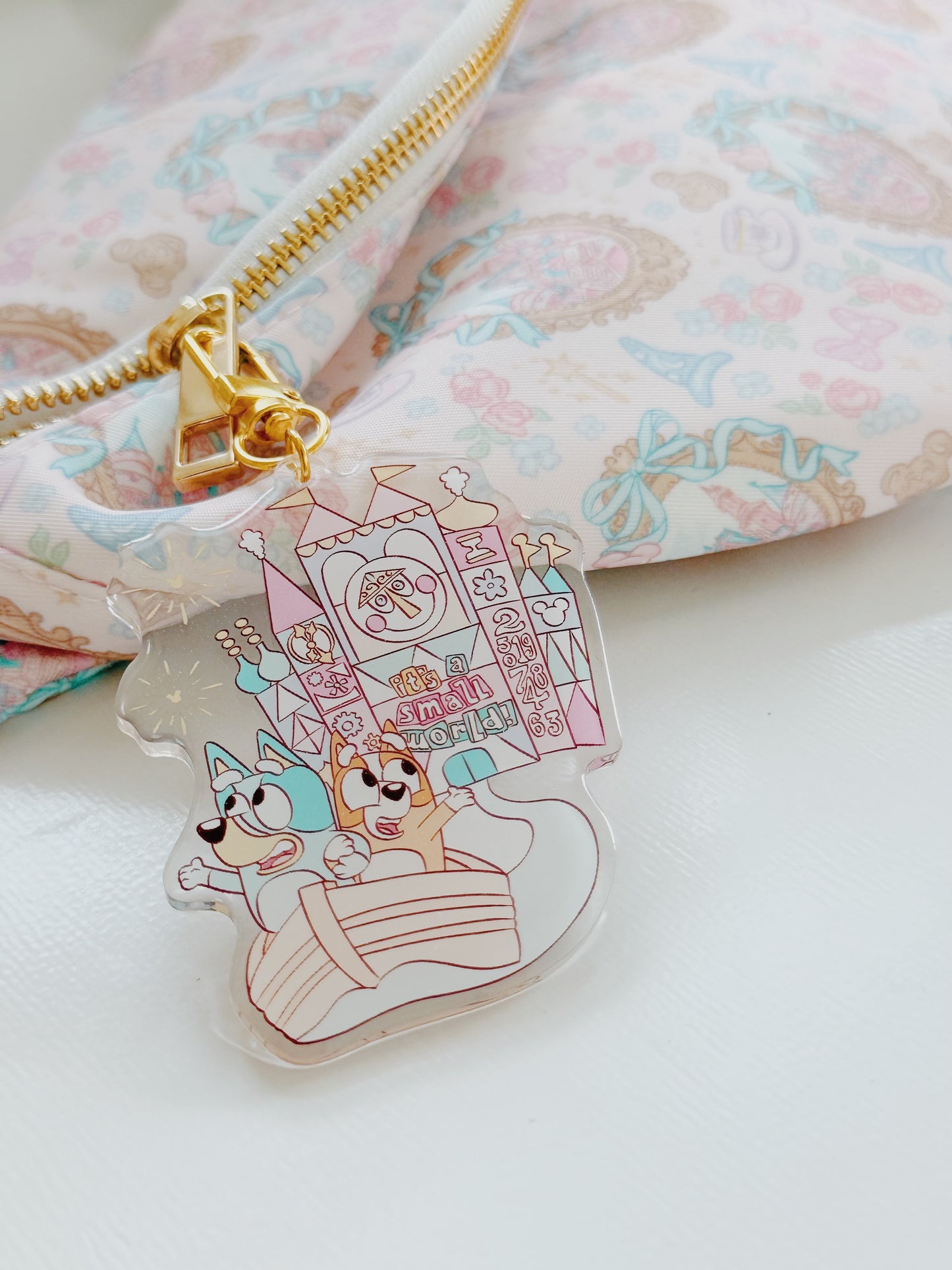 Small World Pup Bag Charm