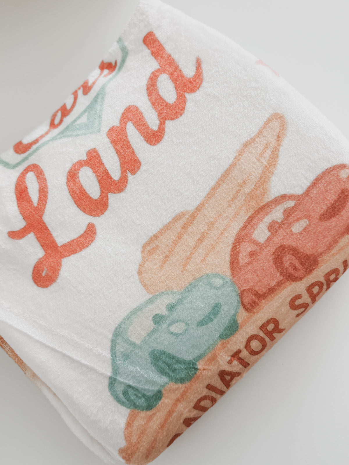 Radiator Springs Minky Blanket