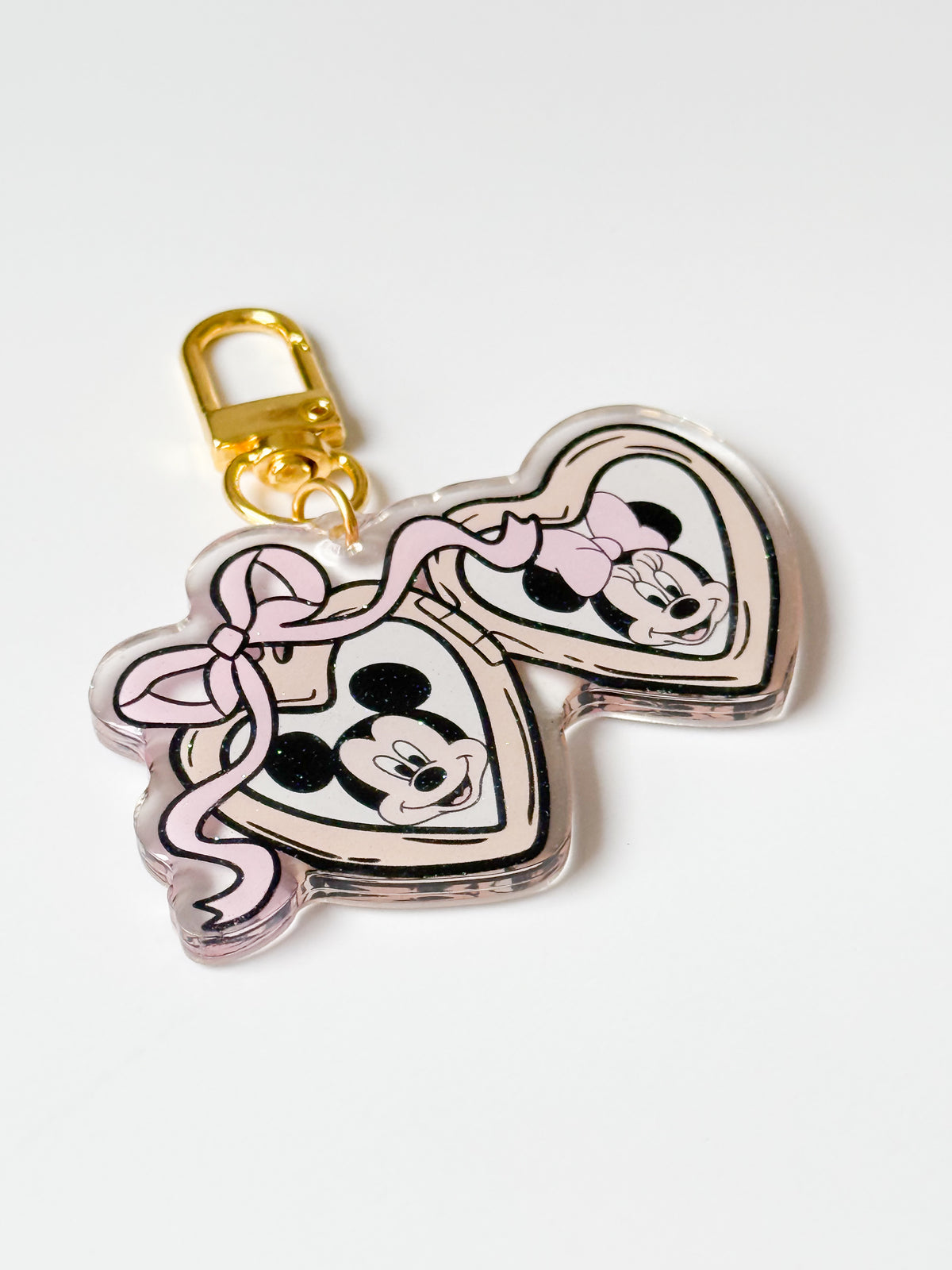 Mouse Locket Bag Charm