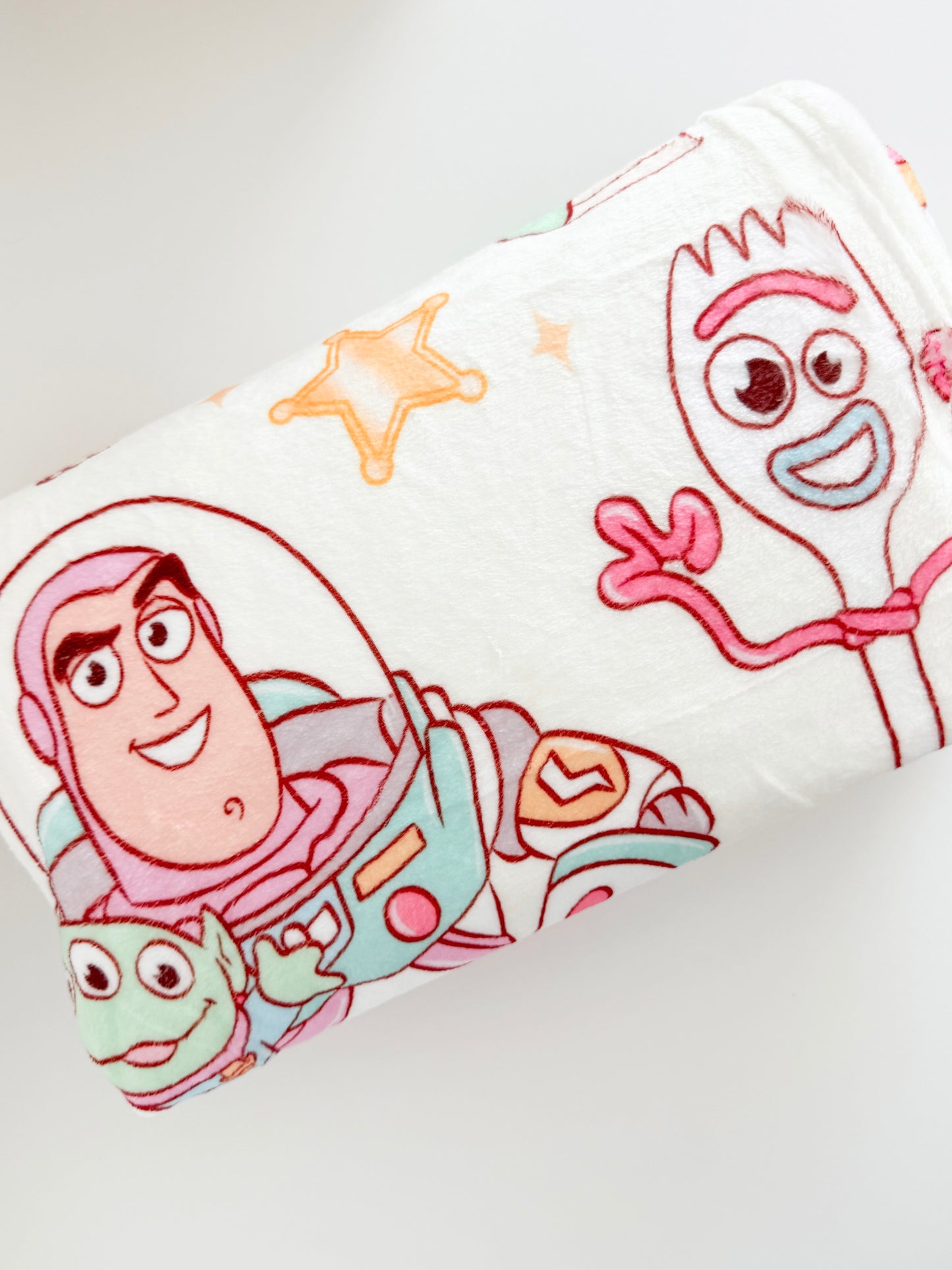 Pastel Toy Minky Blanket
