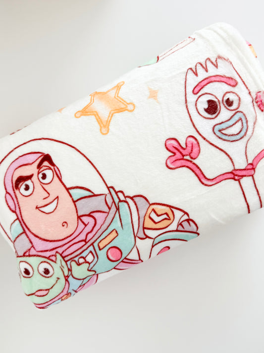 Pastel Toy Minky Blanket