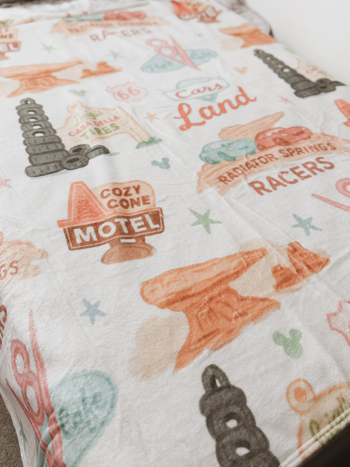 Radiator Springs Minky Blanket