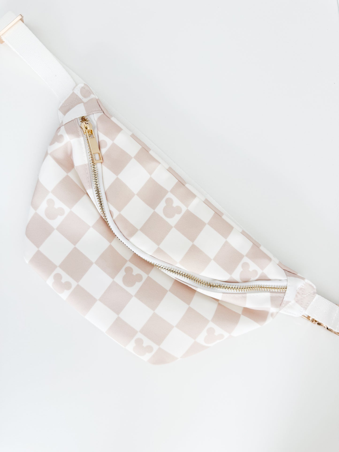 Checkered Mouse Adult Fanny Pack