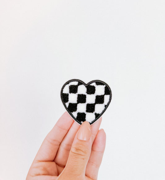 Checker Heart Patch