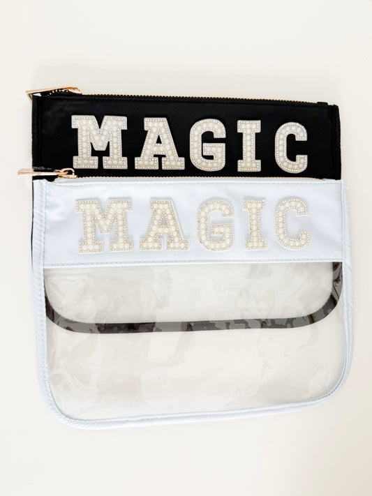 Magic zipper Pouches