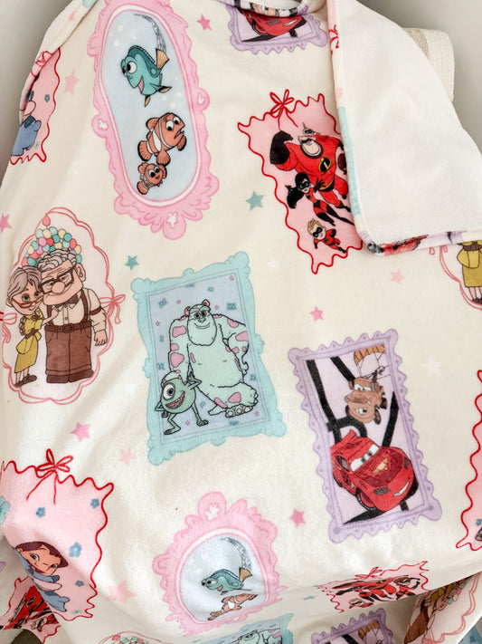Character Mash Minky Blanket
